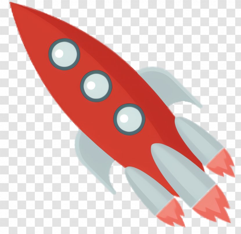 Cartoon Rocket - Throwing Knife - Cold Weapon Transparent PNG