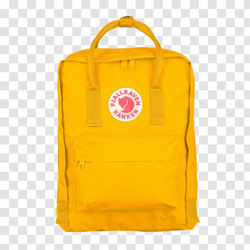 Backpack Warm Yellow Bag 16 L The Wallet Shop - Kanken Background Transparent PNG