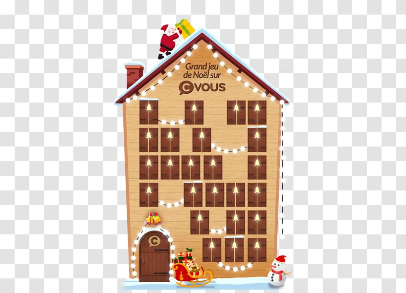 Gingerbread House Christmas Ornament Transparent PNG