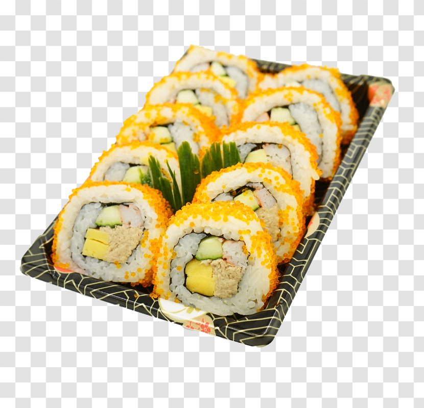 California Roll Sashimi Gimbap Sushi Salmon - Okonomi Japanese Food Transparent PNG
