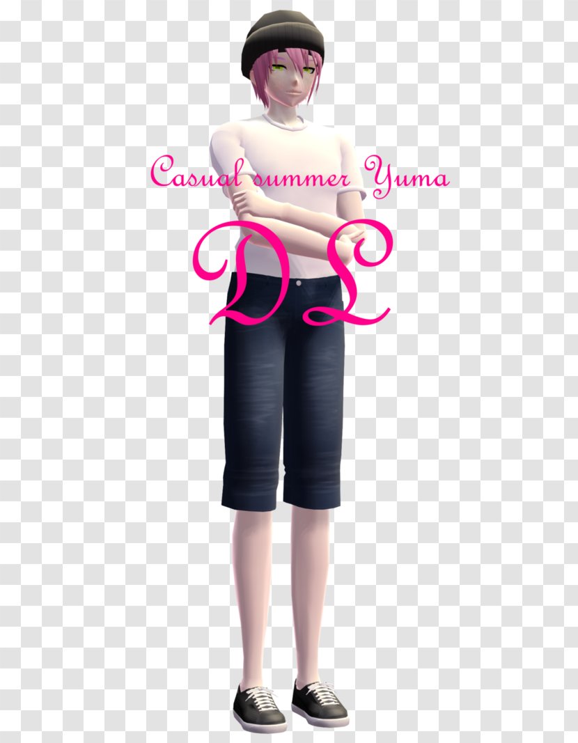 Shoulder Pink M Costume - Body Mmd Transparent PNG