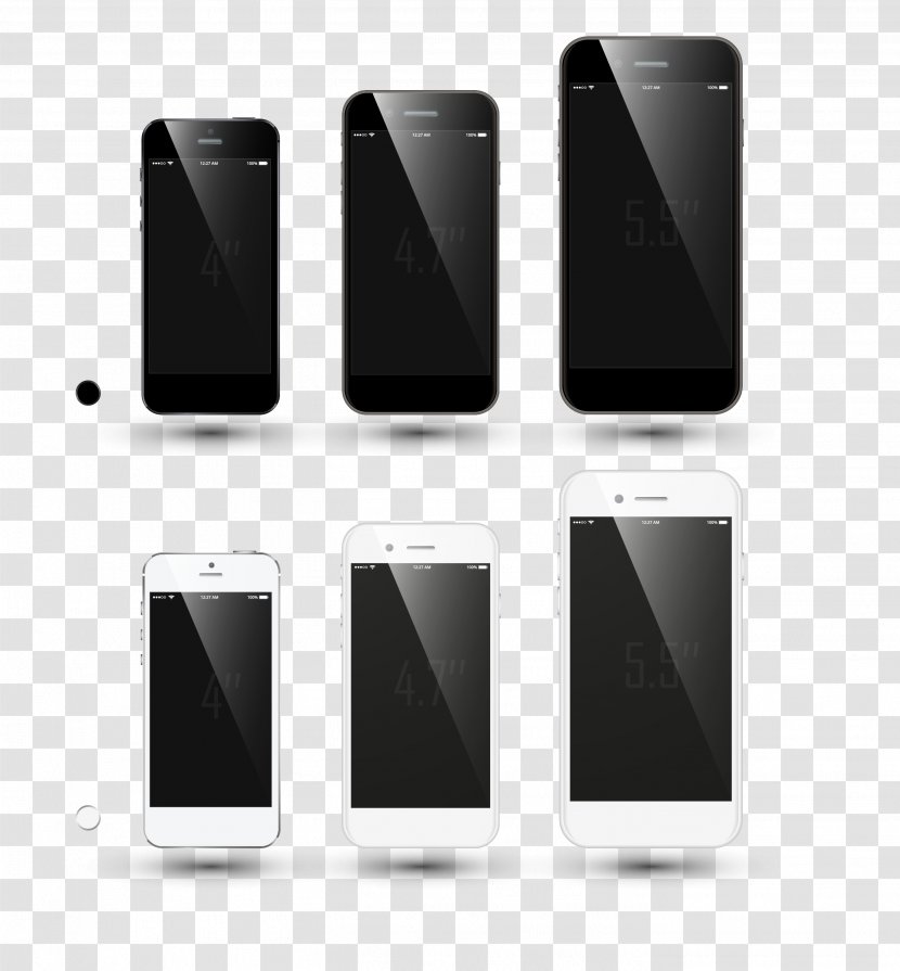 Smartphone Electronics - Feature Phone - Beautifully Apple Iphone Mobile Transparent PNG