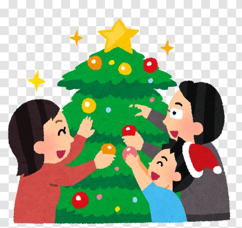Christmas Tree Santa Claus クリスマスプレゼント Eve - Fictional Character Transparent PNG