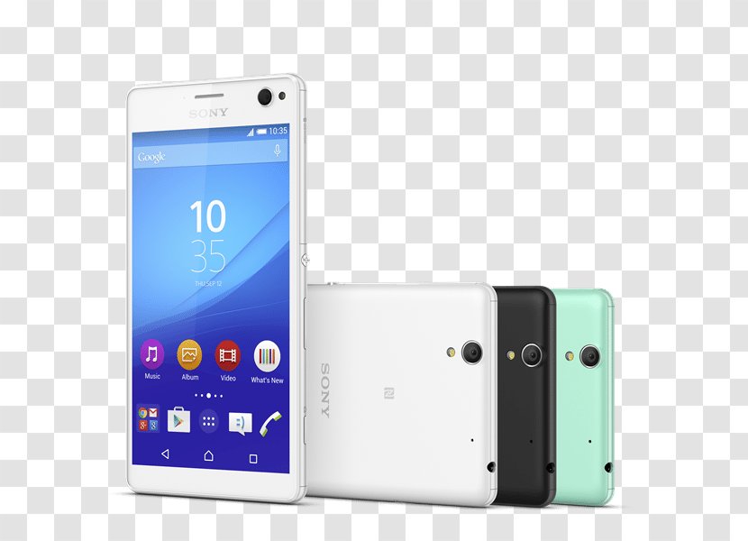 Sony Xperia C4 Z3+ C3 S Smartphone Transparent PNG