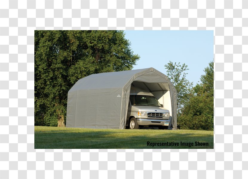 ShelterLogic AutoShelter Barn Carport - Shelter Logic Peak Style - Snap Fastener Transparent PNG
