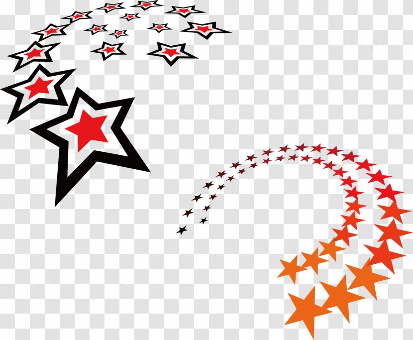 Pattern - Star - Decoration Material Picture Transparent PNG