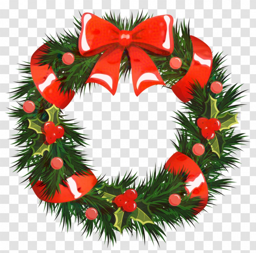 Wreath Christmas Day Clip Art Image - Conifer Transparent PNG