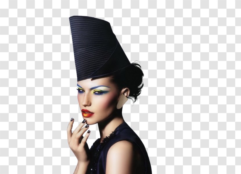 Hat Fashion Beauty.m - Black Hair Transparent PNG