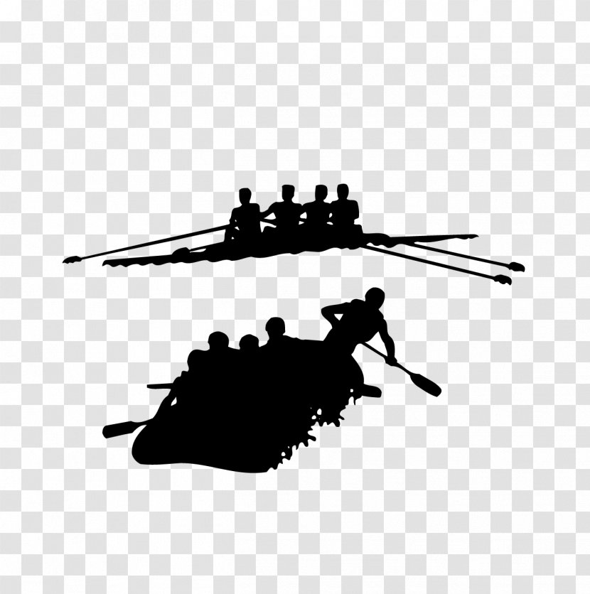 Rafting Silhouette Kayak Clip Art - Stock Photography - Boating Transparent PNG