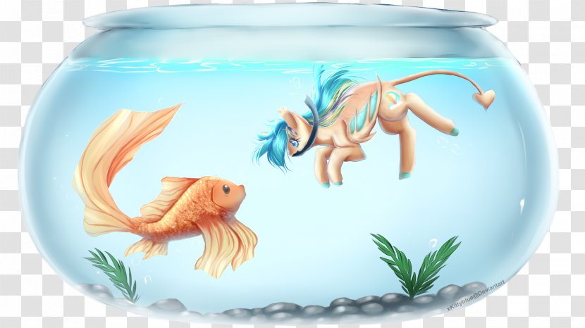 DeviantArt Marine Biology Porcelain - Goldfish Bowl Transparent PNG