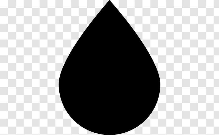 Drop Water Clip Art - Black Transparent PNG