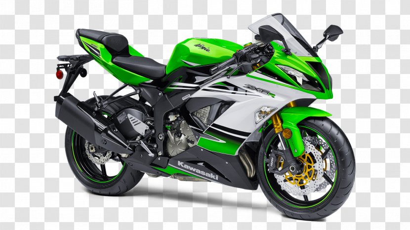 Kawasaki Ninja ZX-14 ZX-6R Motorcycles - Motorcycle Accessories Transparent PNG