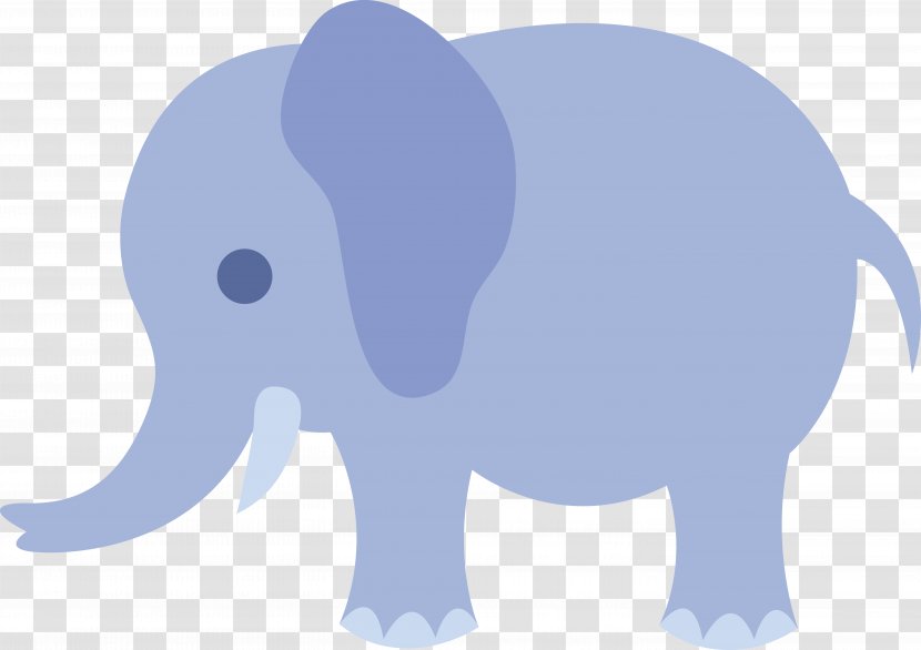 Baby Shower Free Content Clip Art - Fauna - Blue Elephant Cliparts Transparent PNG
