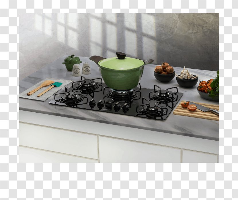 Table Cooking Ranges Consul S.A. Brastemp Quadrichama BFS5QB Kitchen - Glass Transparent PNG