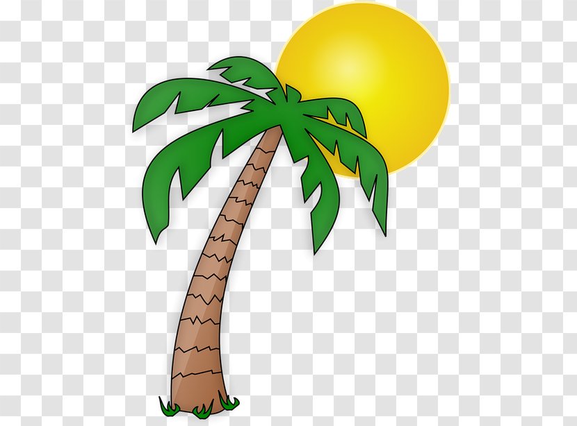 Clip Art Transparency Palm Trees Openclipart - Drawing - Summer Holidays Tree Transparent PNG