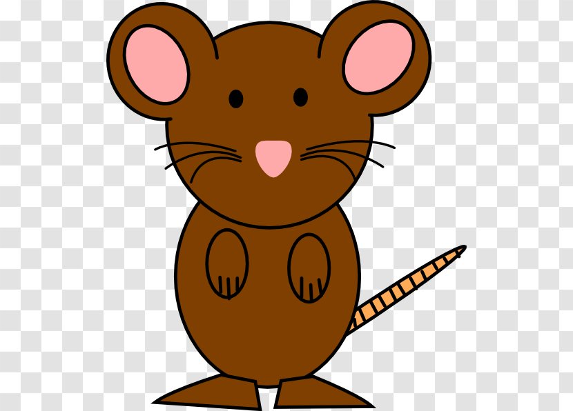 Computer Mouse Clip Art - Whiskers - Vector Transparent PNG