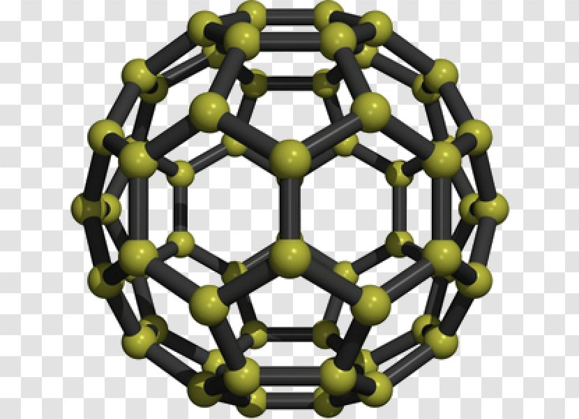 Buckminsterfullerene Carbon Nanotube Molecule - Cluster Transparent PNG