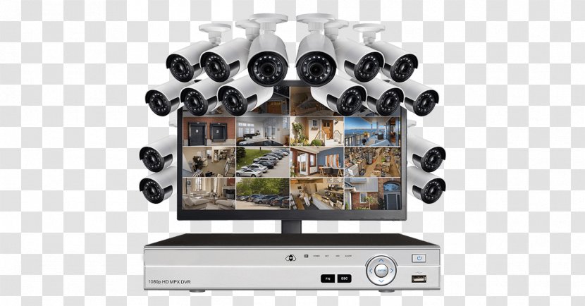 System Closed-circuit Television Surveillance IP Camera - Digital Video Recorders Transparent PNG