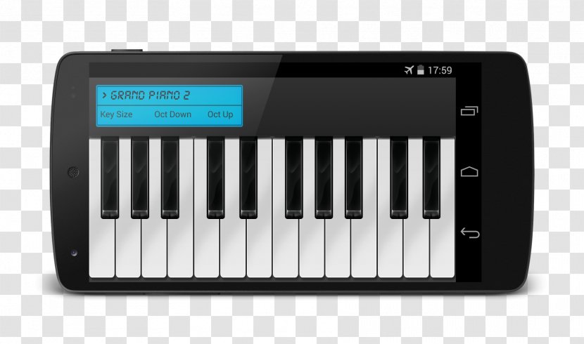 Electronic Musical Instruments Keyboard Digital Piano - Cartoon - Keys Transparent PNG
