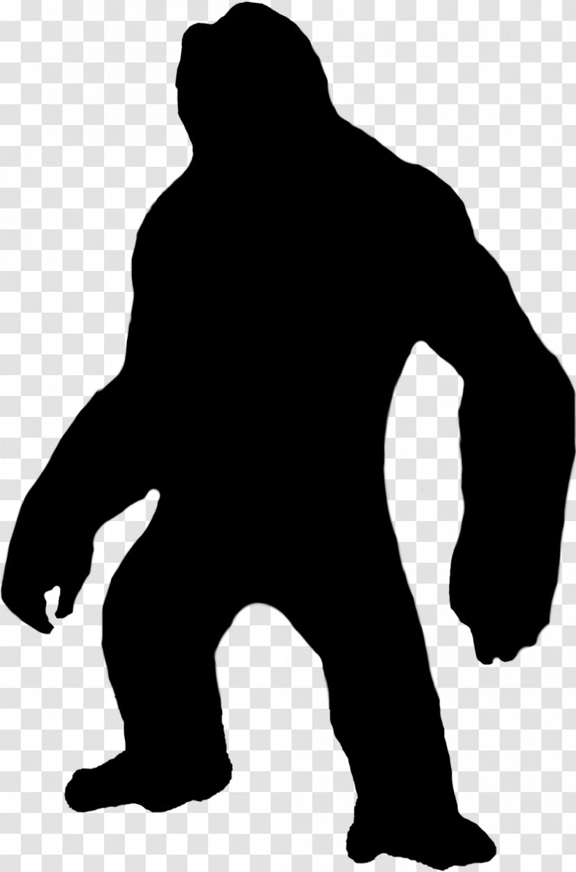 King Kong Godzilla Silhouette MonsterVerse - Great Ape Transparent PNG