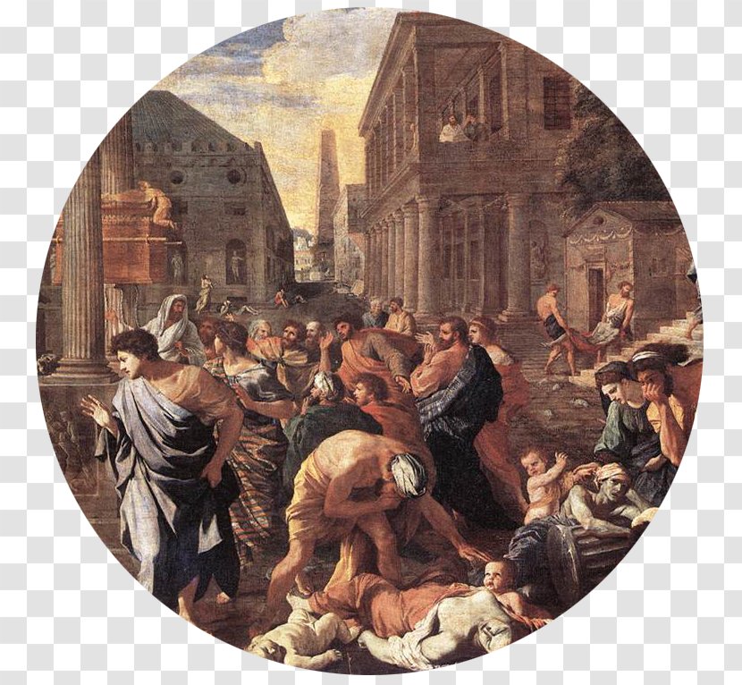 The Plague At Ashdod Black Death Musée Du Louvre Renaissance Oedipus Rex - History - Painting Transparent PNG