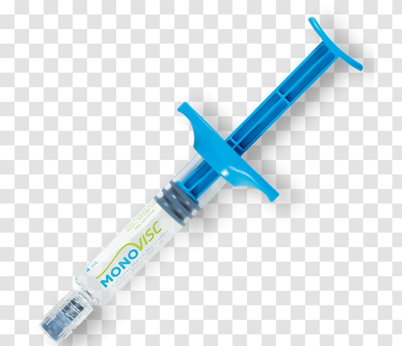 Injection Syringe Osteoarthritis Pharmacy Hyaluronic Acid - Medical Equipment - Sodium Hyaluronate Transparent PNG
