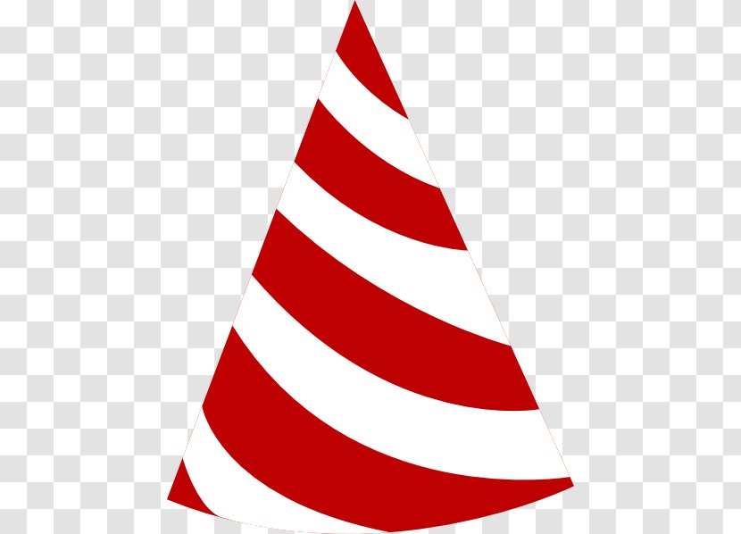 Party Hat Clip Art Birthday - White - Red Transparent PNG