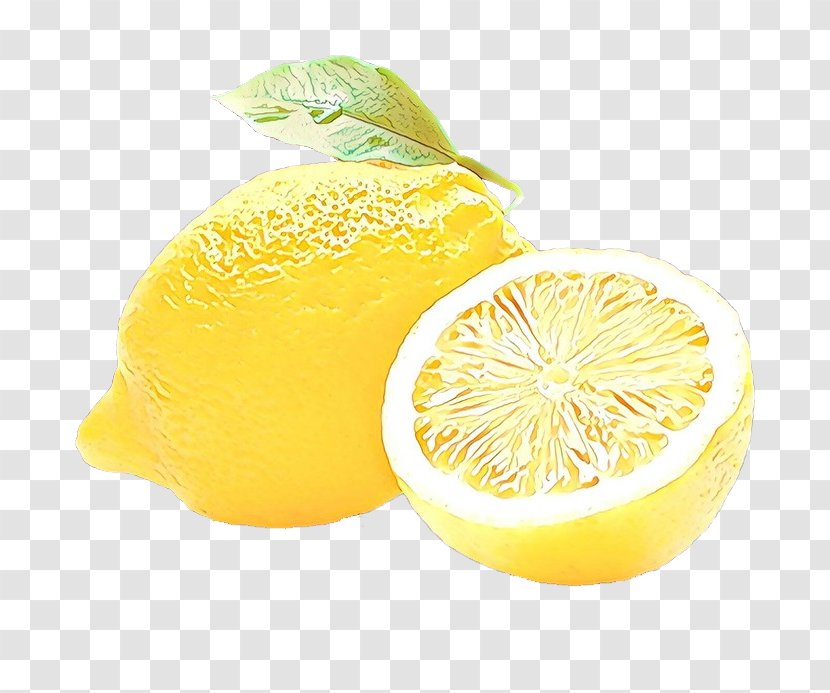 Yellow Lemon Lemon-lime Citrus Peel - Plant Citric Acid Transparent PNG