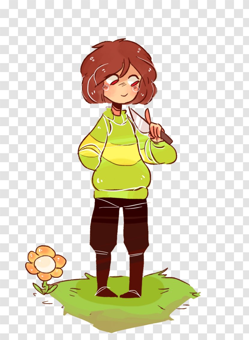 Undertale Human Illustration Clip Art Давай к нам - Community - Chara Transparent PNG