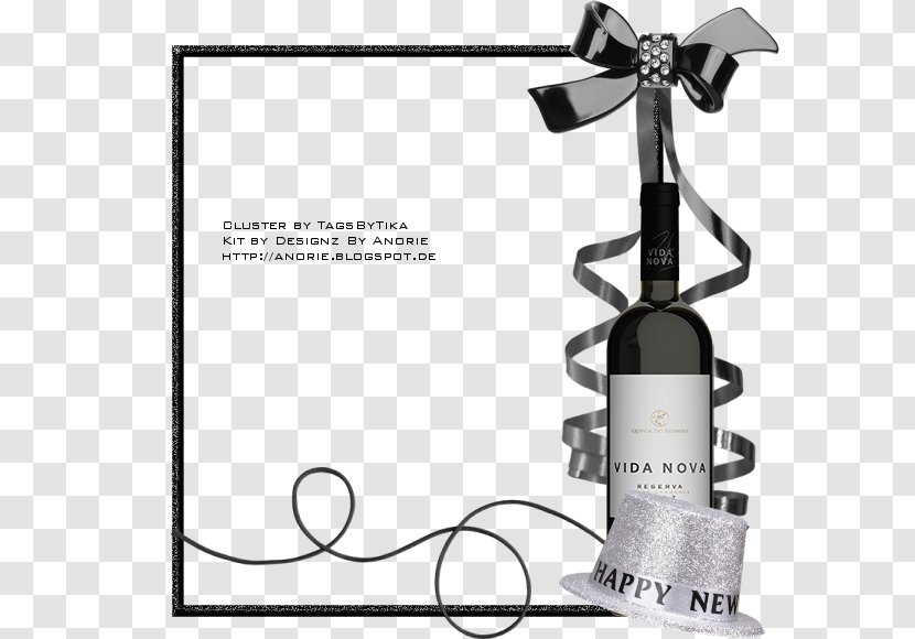 Design Wine New Year Bottle Management Transparent PNG