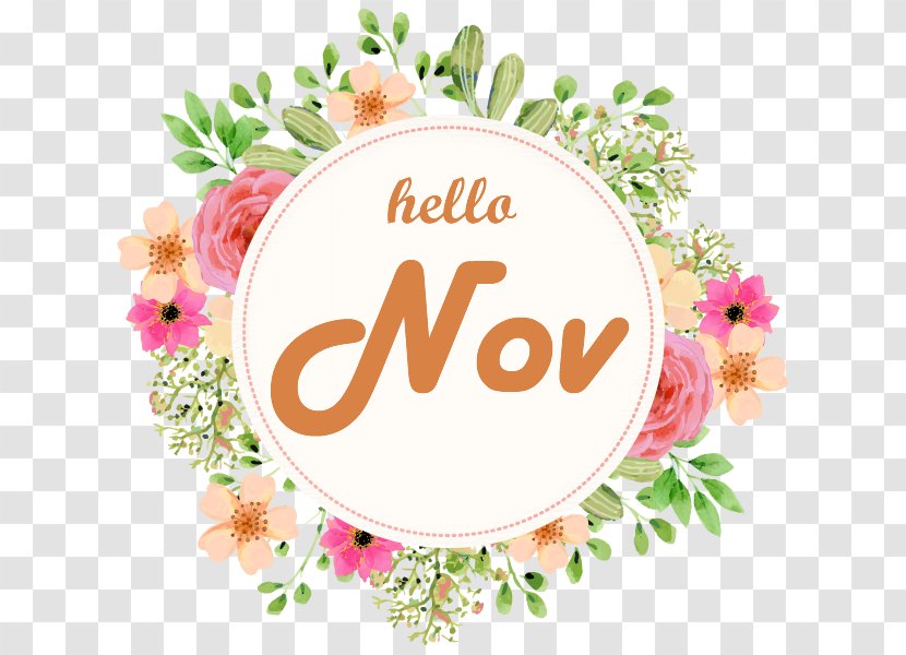 Hello November. - Brand - Flower Transparent PNG
