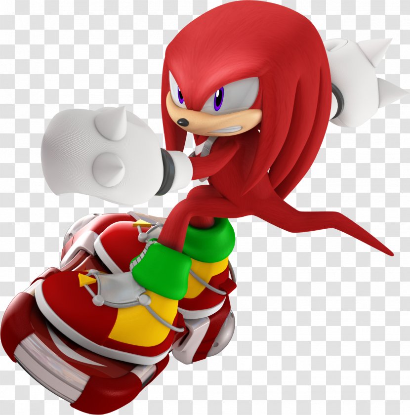 Sonic Free Riders Riders: Zero Gravity Knuckles The Echidna Advance 2 - 3d Transparent PNG