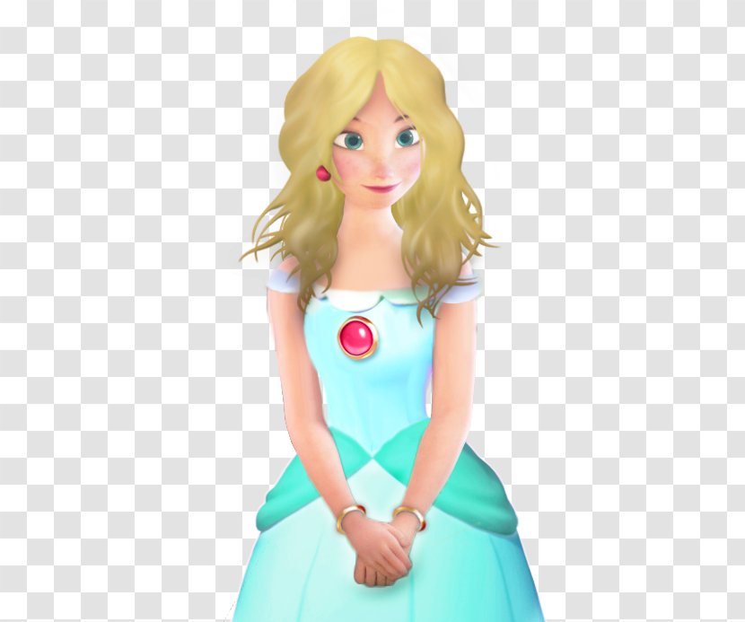 Princess Daisy Mario Party 2 Rosalina Series - Doll - Sparks Fly Transparent PNG