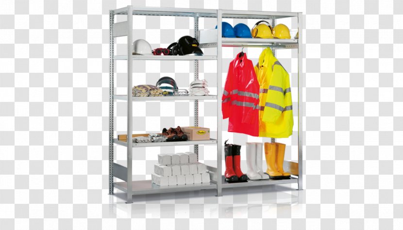 Shelf Pallet Racking Occupational Safety And Health Armoires & Wardrobes Personal Protective Equipment - Order Picking - Clothing Racks Transparent PNG