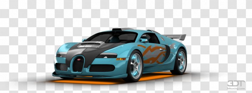 Bugatti Veyron Sports Car Automotive Design - Play Vehicle Transparent PNG
