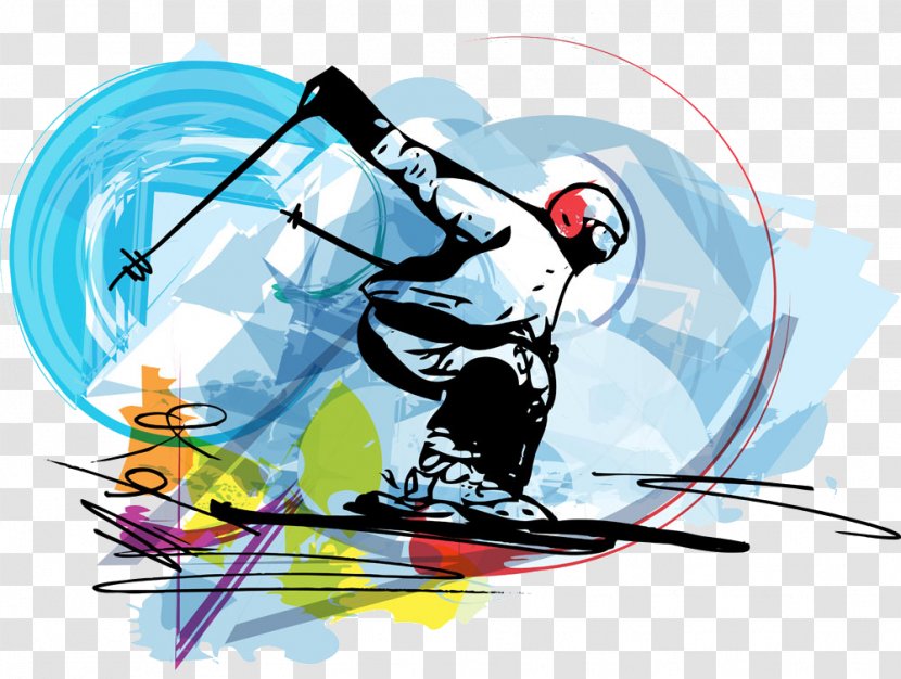 Alpine Skiing Freestyle - Stock Photography Transparent PNG
