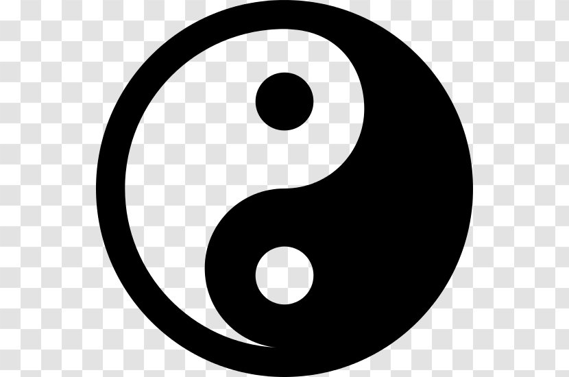 Yin And Yang Symbol Emoticon Transparent PNG