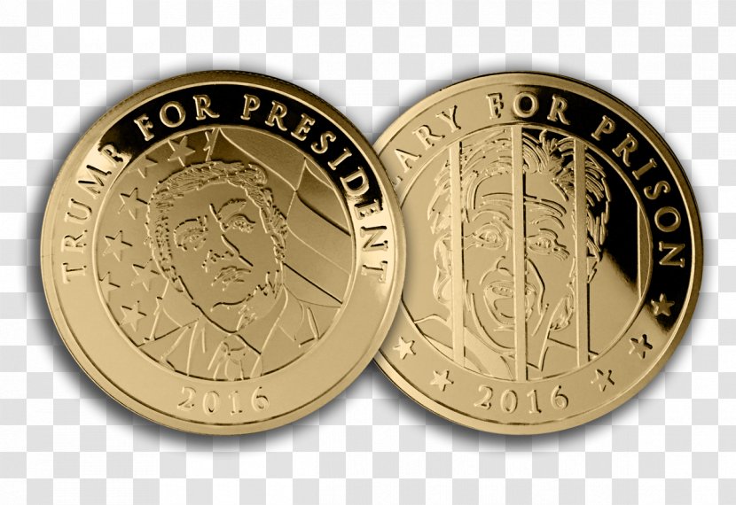 Coin US Presidential Election 2016 United States Crippled America Presidency Of Donald Trump - Us Transparent PNG