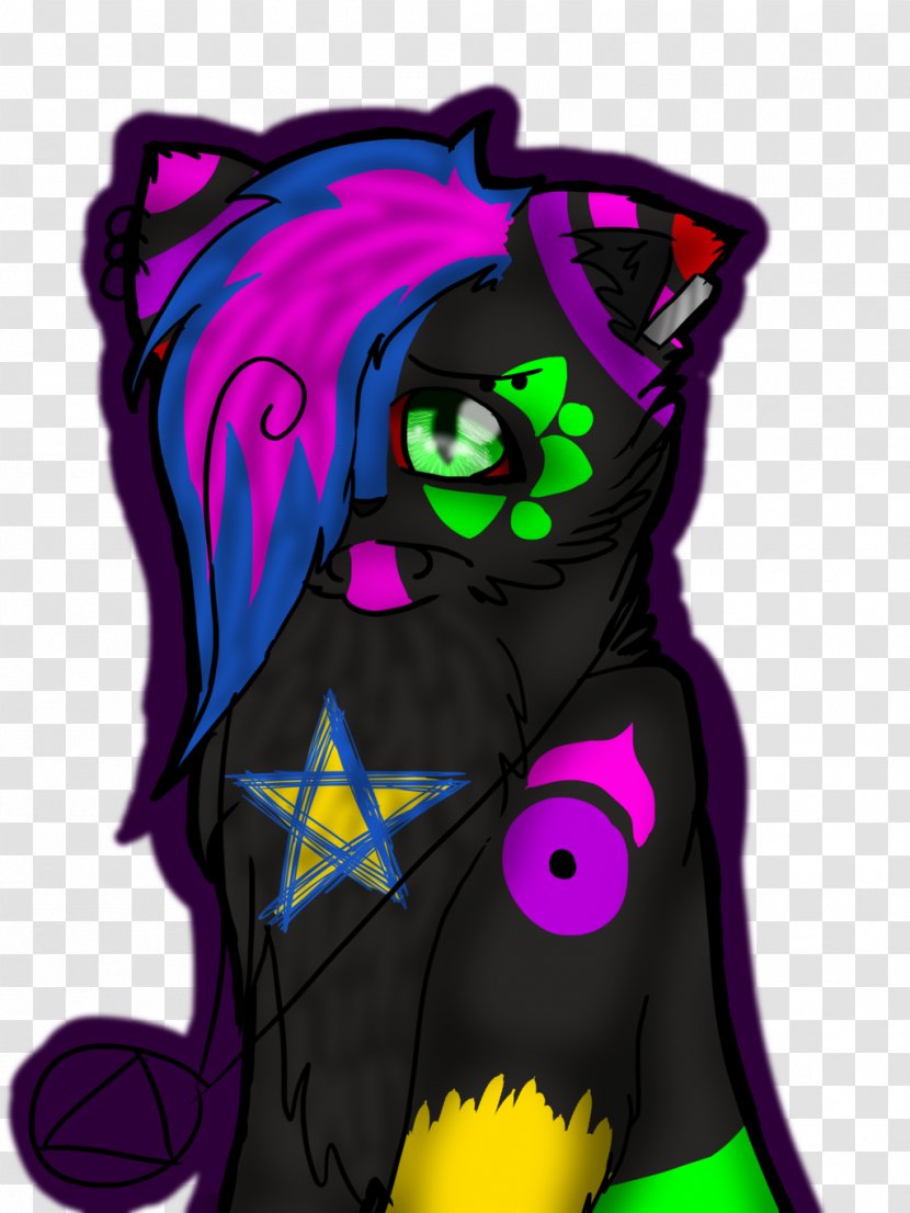 Demon Cartoon Legendary Creature - Cat Transparent PNG