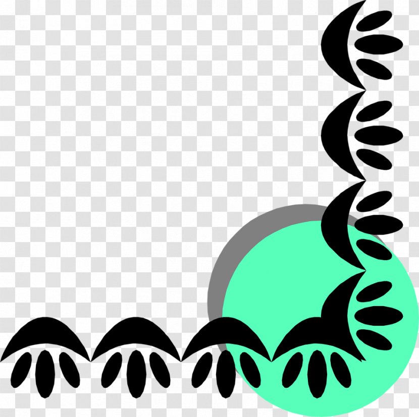 Clip Art Plant Stem Leaf Flower Logo - Silhouette - Low Third Transparent PNG