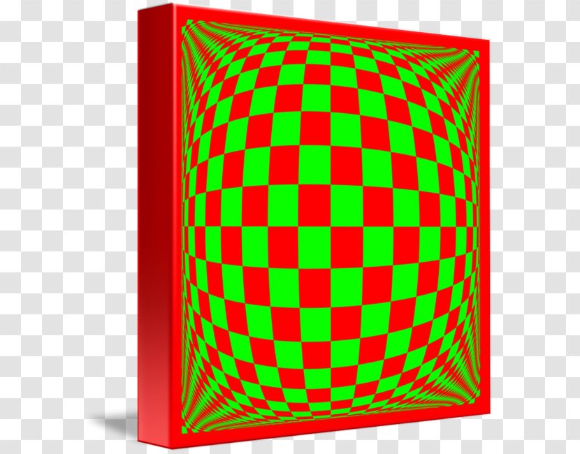 Optical Illusion Optics Quadro Art - Area - Checkerboard Transparent PNG