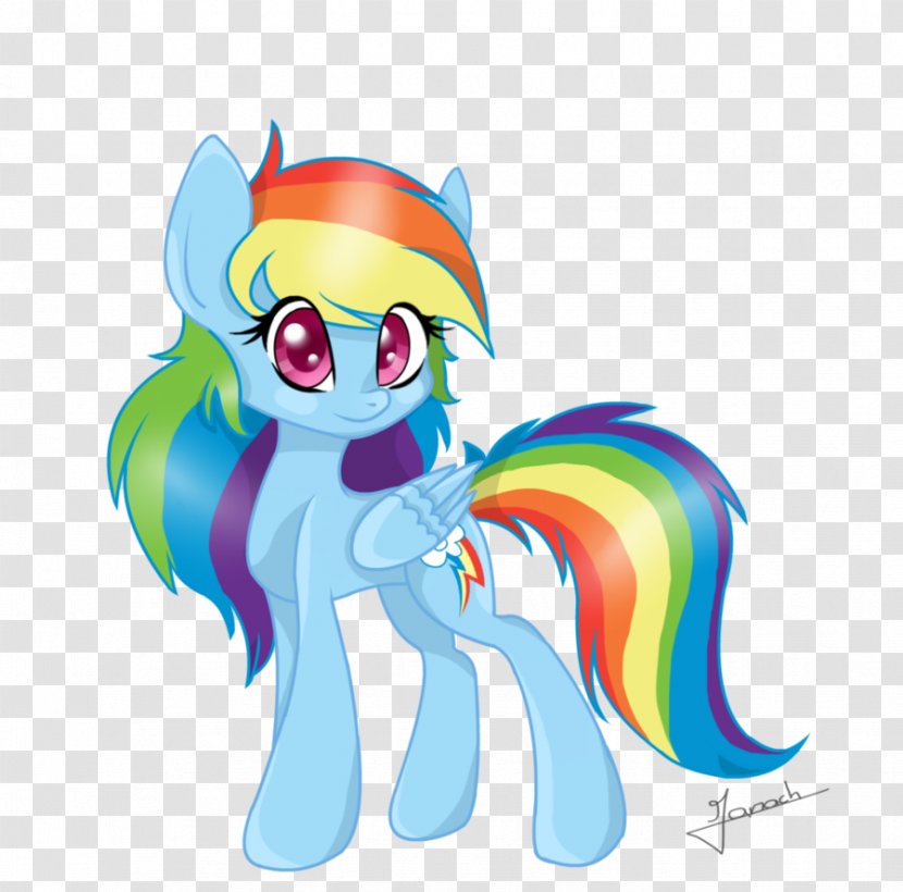 Pony Rainbow Dash Fluttershy Horse - Hair Transparent PNG