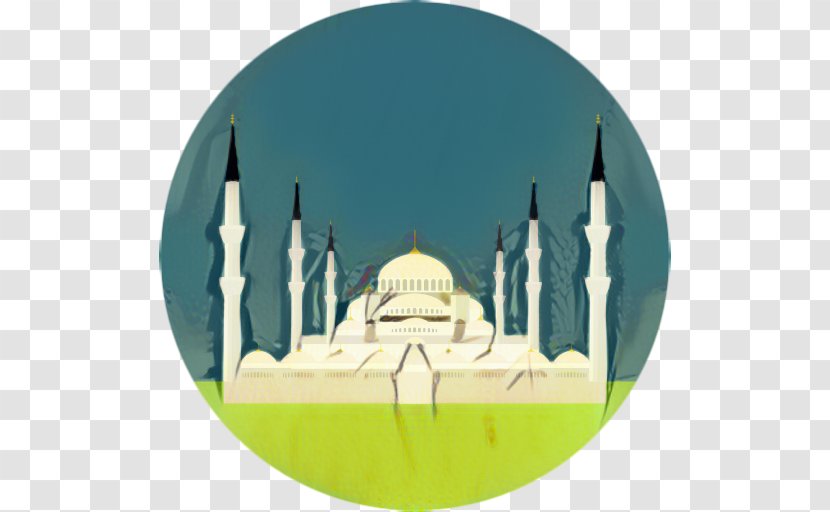 Islamic Plate - Mosque - Dishware Stupa Transparent PNG