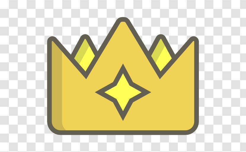 Crown - Triangle - Yellow Transparent PNG