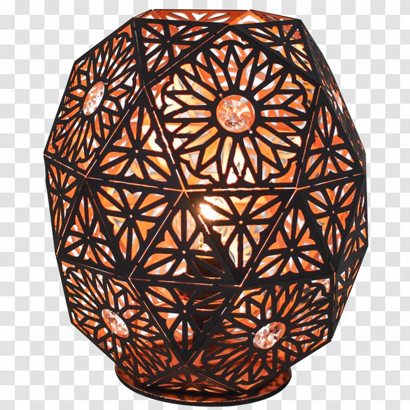 Shimla Symmetry Svart Kobber Ryden's Pattern Transparent PNG