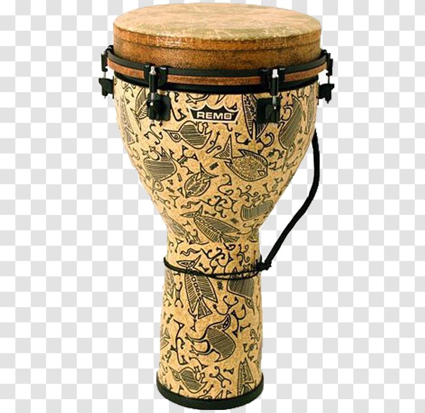 REMO Djembe MONDO Key-Tuned Drum Percussion - Tonbak Transparent PNG