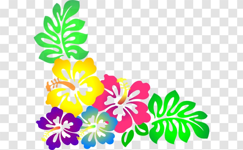 Hawaiian Flower Clip Art - Floristry - Background Cliparts Transparent PNG