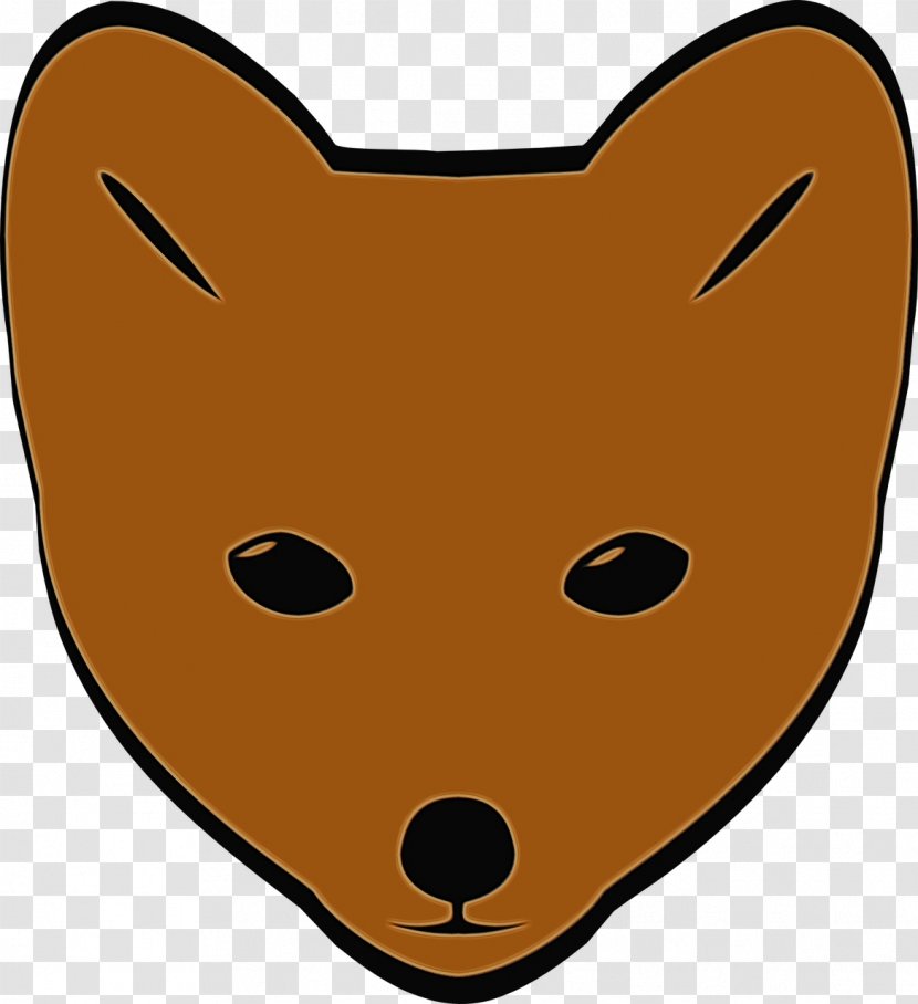 Fox Drawing - Head - Whiskers Snout Transparent PNG