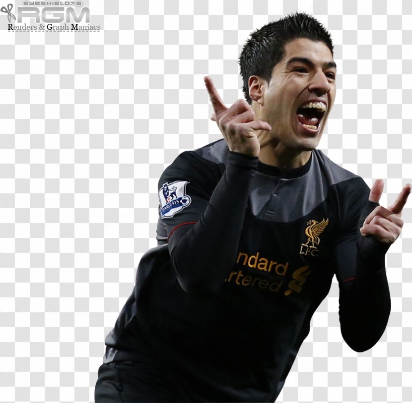 Luis Suárez T-shirt Liverpool F.C. Premier League Sleeve - Fc Barcelona Transparent PNG