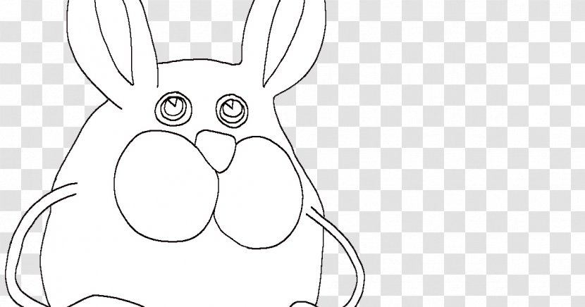 Domestic Rabbit Hare Easter Bunny Sketch - Heart Transparent PNG